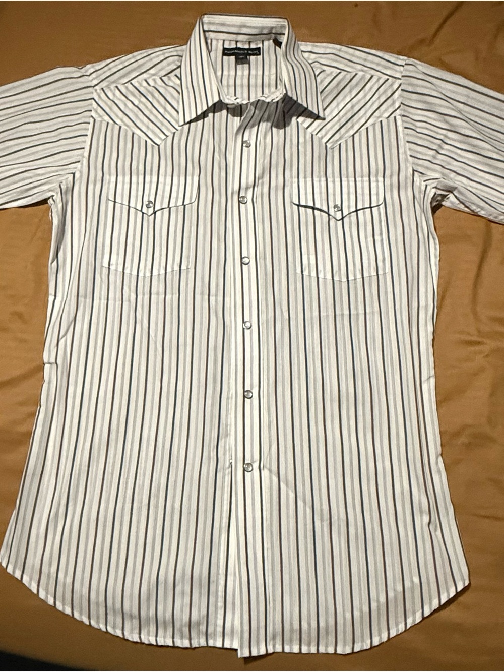 Panhandle Slim Men’s M 15.5 Striped Western Pearl Snap Shirt
